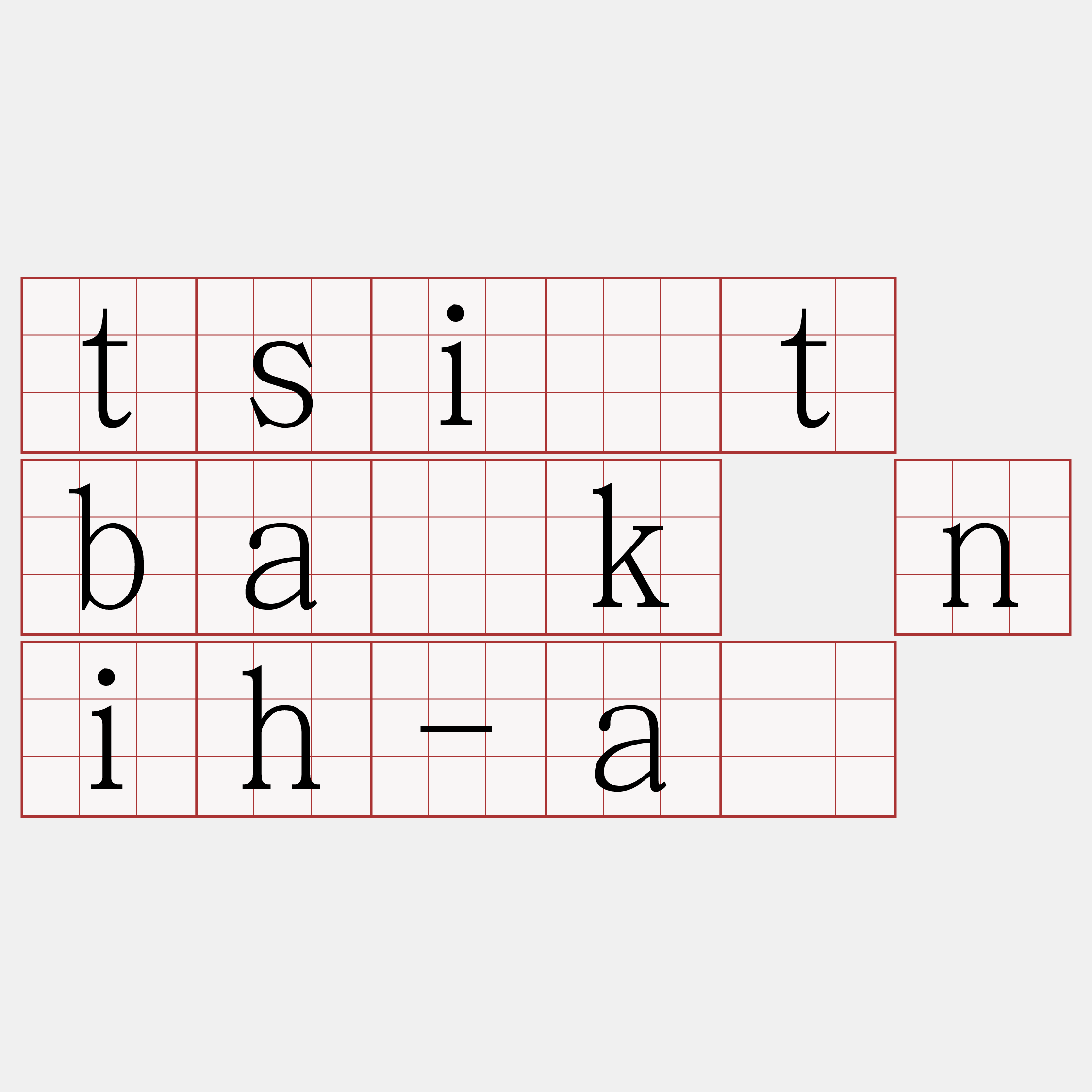 tsi̍t ba̍k nih-á